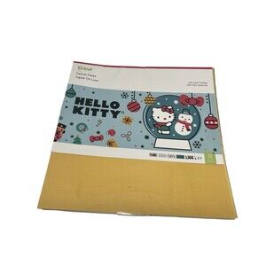 Cricut Scrapbook Paper 12x12 Universal 12p Hello Kitty Holiday New Open RARE
